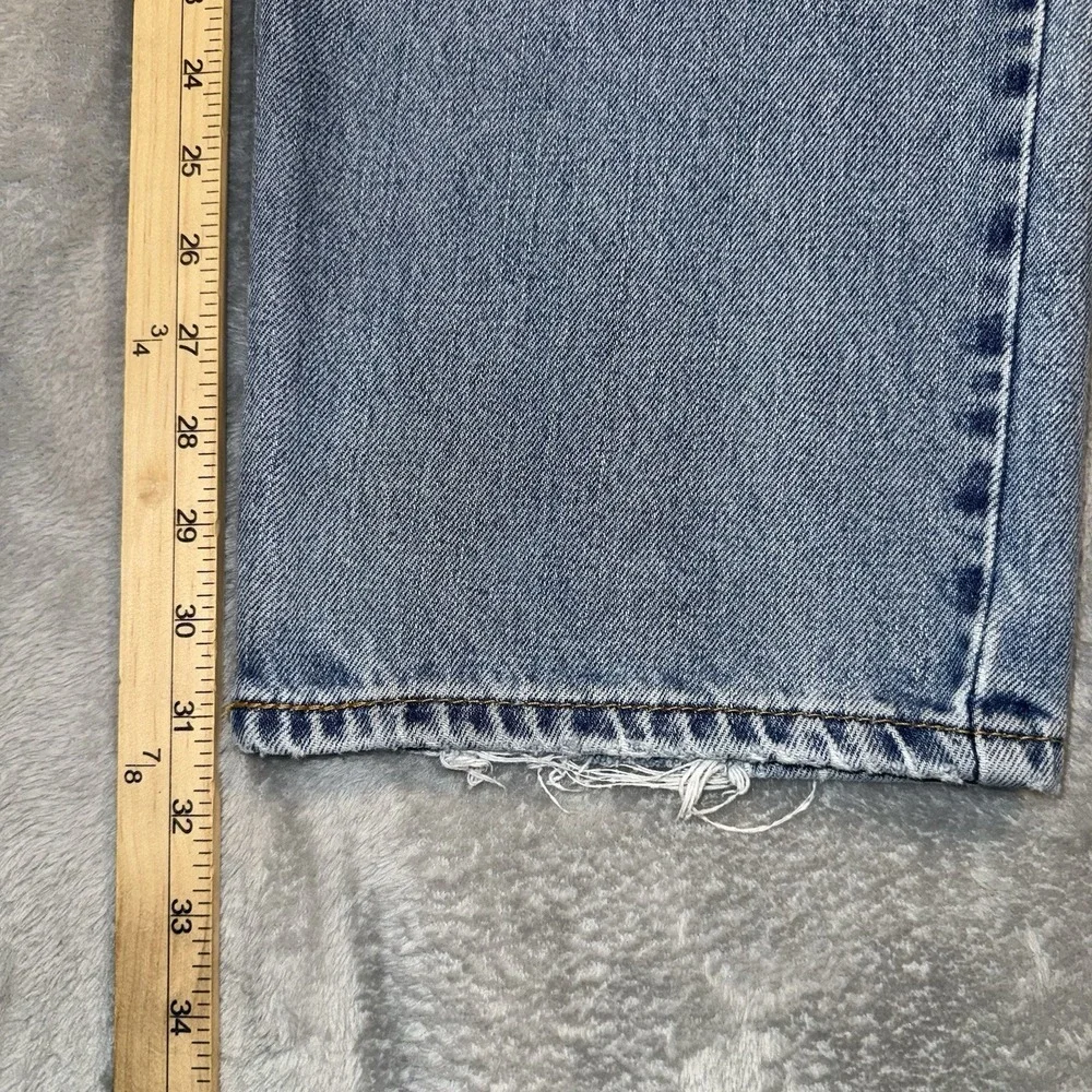 Vintage Levis 550 Jeans Mens 35x31 Light Wash Blue Relaxed Taper‎ Tag 36x32
